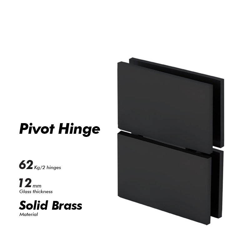 Rotate heavy Duty Brass Glass door pivot hinge