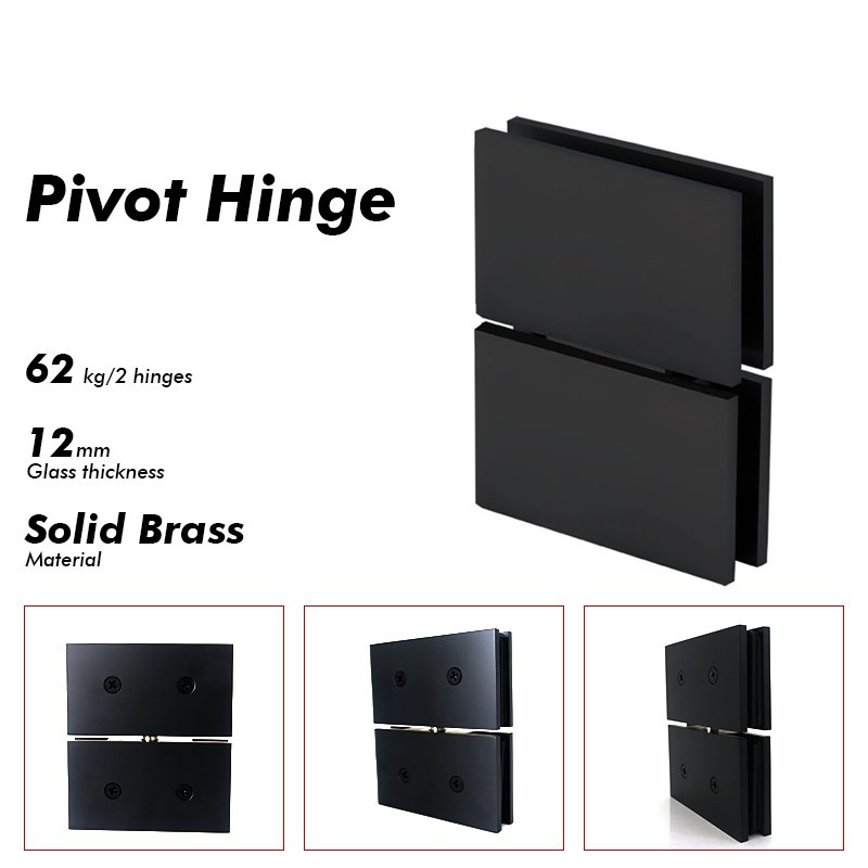 Rotate heavy Duty Brass Glass door pivot hinge