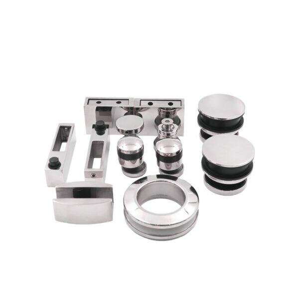Shower Frameless Sliding Door Roller Hardware Of Tempered Glass Doors System