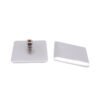Single Hole 0 Degree Solid Brass Wall Mount Glass Clamp Glass Clips