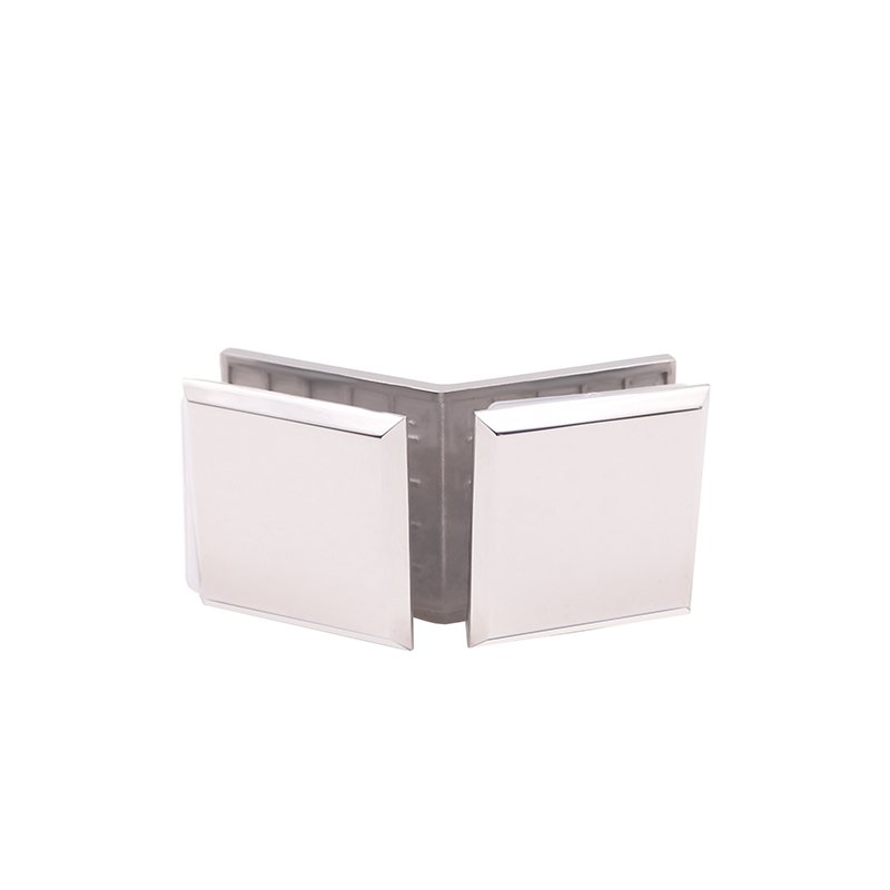 Sliding Door Glass Clips 135 Degree Stainless Steel Glass Brackets
