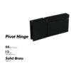 Solid Wall Mount Glass bathroom Hardware Pivot door Hinge for Hotel Office