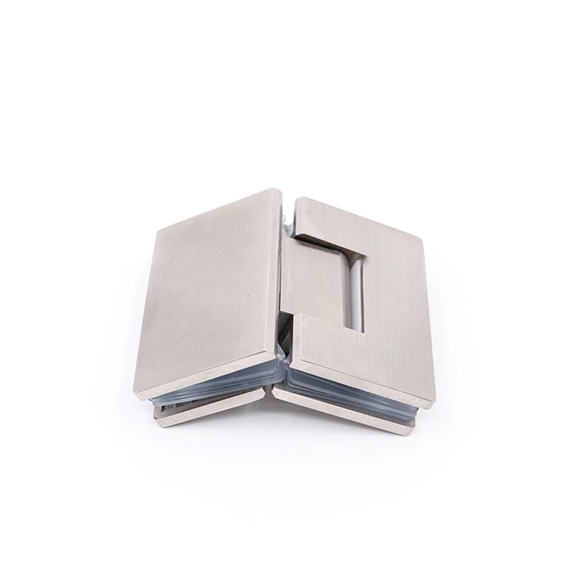 Square 135 Degree Chrome Glass To Glass Ss Shower Hinge