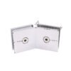 Square 135 Degree Glass To Glass Shower Hardware Brass Glass Clamp Clips