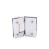 Square 135 Degree Glass To Glass Solid Brass Shower Door Hinge