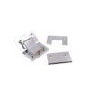 Square 135 Degree Glass To Glass Solid Brass Shower Door Hinge