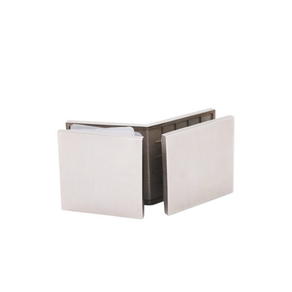Square 135 Degree Stainless Steel Glass Clamp Shower Door Glass Brackets