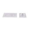 Square 180 Degree Brass Glass Clips Tempered Glass Clamp Bracket