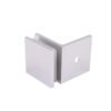 Square 90 Degree Brass Glass Holding Clamp Bathroom Door Clips