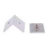 Square 90 Degree Brass Glass Holding Clamp Bathroom Door Clips