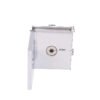 Square 90 Degree Brass Wall Mounted Chrome Sleeve Glass Holde Clamp Glass Barckets