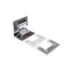 Square 90 Degree Glass To Glass Brass Shower Door Hinge
