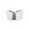 Square 90 Degree Stainless Steel Black Gold Glass Clamp Bracket Holder