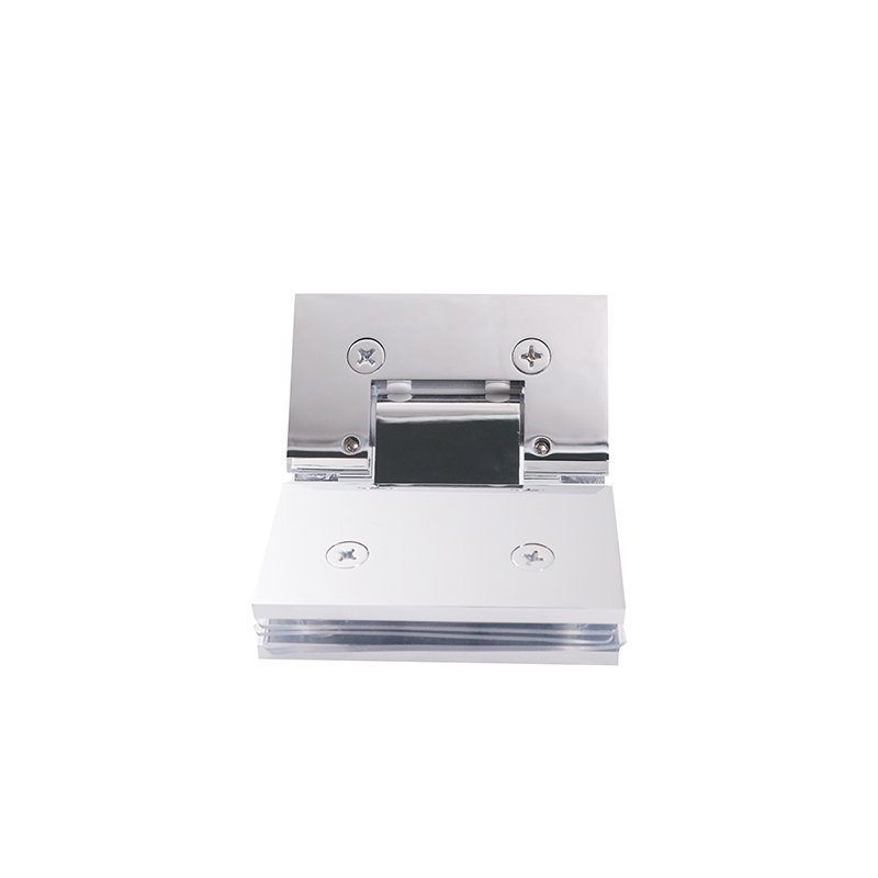 Square Adjustable 135 Degree Glass To Glass Solid Brass Glass Door Hinges