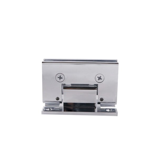 Square Adjustable Wall Mount H Plate 90 Degree Solid Brass Glass Door Hinges