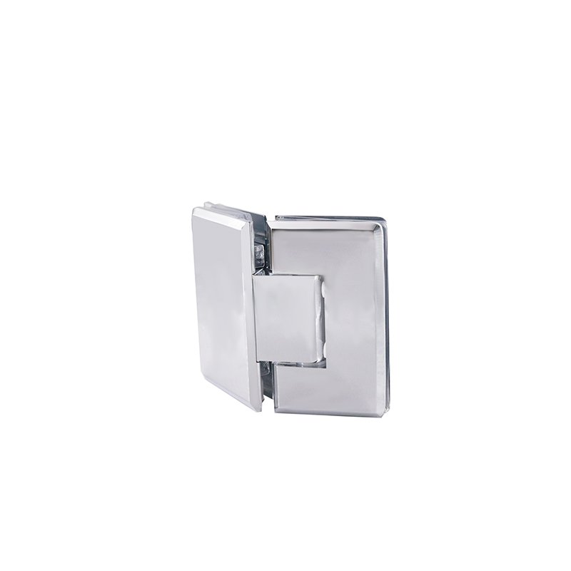 Square Bevel Adjustable 180 Degree Glass To Glass Solid Brass Shower Hinge
