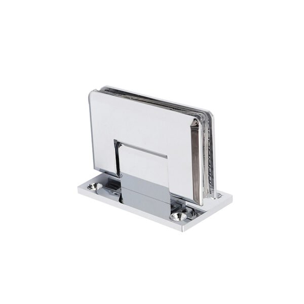 Square Bevel Full Back Plate Satin Brass Hinge For Glass Doors 1 Square Bevel Full Back Plate Satin Brass Hinge For Glass Doors