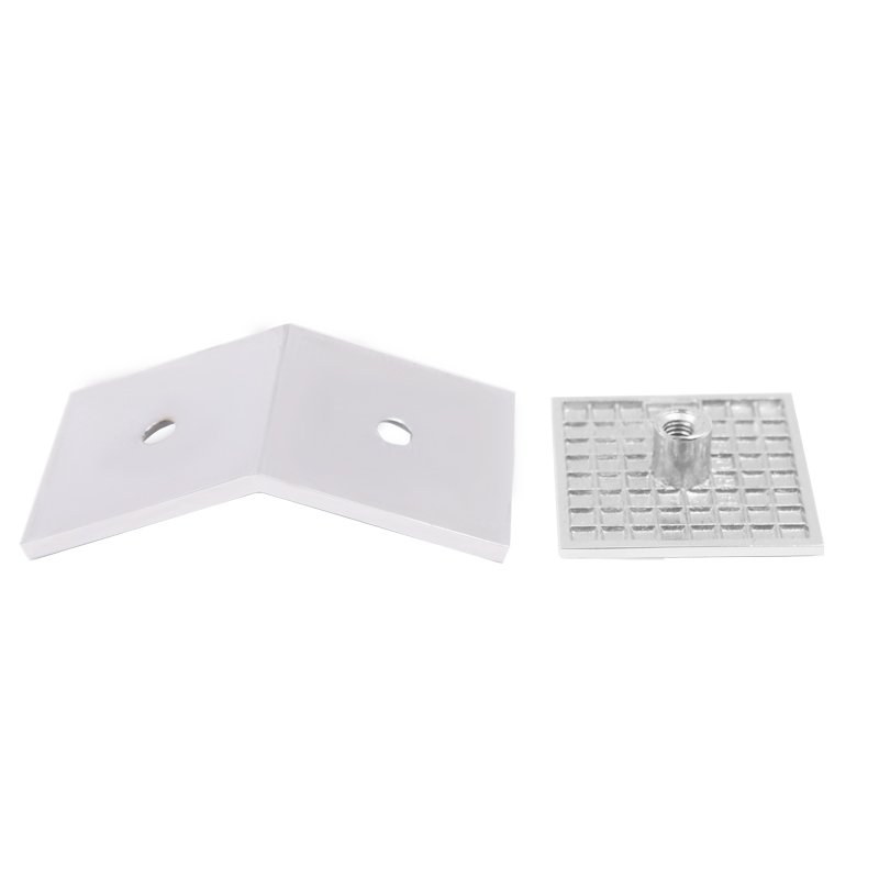 Square Beveled 135 Degree Satin Brass Bathroom Shower Door Glass Clamp Clips 3 Square Beveled 135 Degree Satin Brass Bathroom Shower Door Glass Clamp Clips