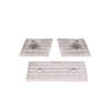 Square Beveled 180 Degree Stainless Steel Glass Clamp Bathroom Clip