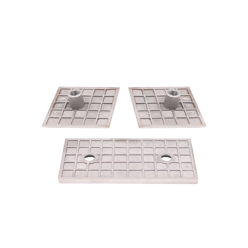 Square Beveled 180 Degree Stainless Steel Glass Clamp Bathroom Clip