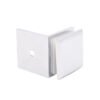 Square Beveled 90 Degree Brass Wall Mounted Glass Clamp Clips For 8-12mm Glass