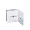 Square Beveled 90 Degree Brass Wall Mounted Glass Clamp Clips For 8-12mm Glass