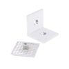 Square Beveled 90 Degree Brass Wall Mounted Glass Clamp Clips For 8-12mm Glass