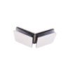 Square Corner 135 Degree Stainless Steel Chrome Gold Black Glass Clamp