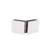 Square Corner 135 Degree Stainless Steel Chrome Gold Black Glass Clamp