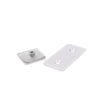 Square Corner 180 Degree Bathroom Glass Clip Stainless Steel Glass Clamp Shower Hardware