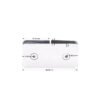 Square Corner 180 Degree Stainless Steel Glass Clamp Shower Door Glass Accessory