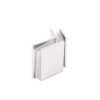 Square Curved 135 Degree Stainless Steel Glass Holding Clamps Glass Door Clips