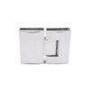 Square Curved Single Axes 180 Degree Glass To Glass Brass Glass Shower Hinge
