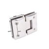 Square Curved Single Axes 180 Degree Glass To Glass Brass Glass Shower Hinge