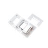 Square Curved Surface 180 Degree Glass To Glass Brass Glass Hinge