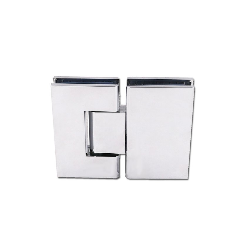 Square Double Axes 180 Degree Glass To Glass Chrome Brass Door Hinge 1 Square Double Axes 180 Degree Glass To Glass Chrome Brass Door Hinge