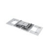 Square Double Axes 180 Degree Glass To Glass Chrome Brass Door Hinge 3 Square Double Axes 180 Degree Glass To Glass Chrome Brass Door Hinge