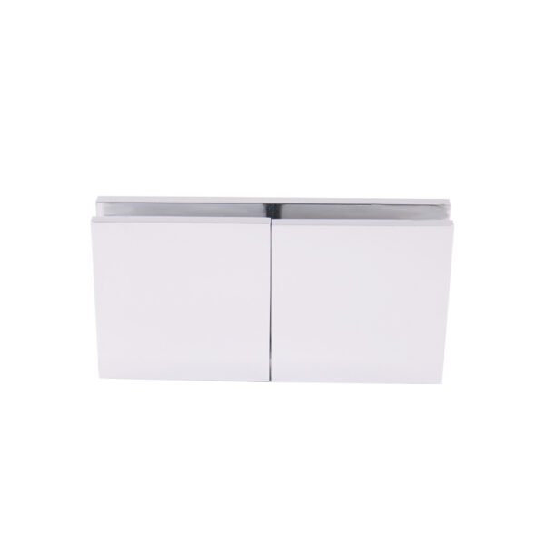 Square Frameless Glass Hardware 180 Degree Brass Glass Accessories Glass Clamp