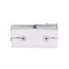 Square Frameless Glass Hardware 180 Degree Brass Glass Accessories Glass Clamp