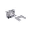 Square Full Back Plate Solid Brass Shower Door Hinge Glass Accessory 3 Square Full Back Plate Solid Brass Shower Door Hinge Glass Accessory