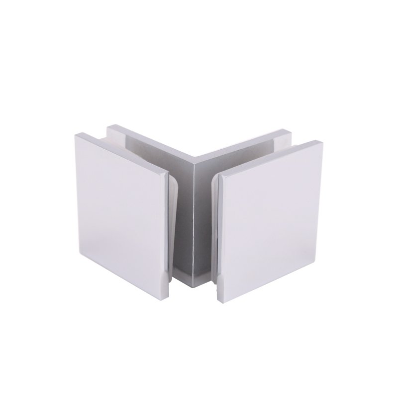 Square Glass Fitting 90 Degree Brass Glass Clamp Tempered Glass Brackets