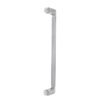 Square Polish Satin Gold Angled Corner Single Sided Brass Glass Pull Handle