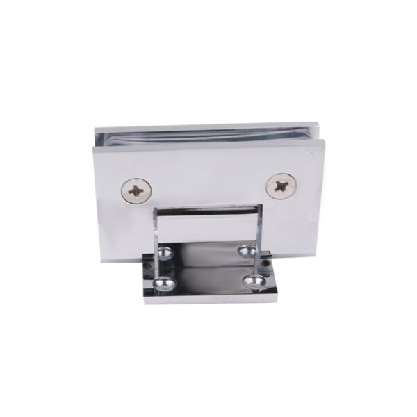Square Short Plate Solid Brass Door Hinge Glass Hardware