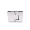 Square Single Axes 180 Degree Glass To Glass Brass Shower Hinge Hardware