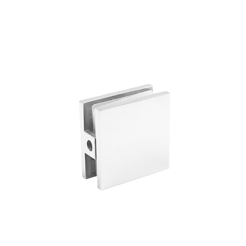 Square Single Hole 0 Degree Stainless Steel Wall Mount Shower Door Glass Clamp 1 Square Single Hole 0 Degree Stainless Steel Wall Mount Shower Door Glass Clamp