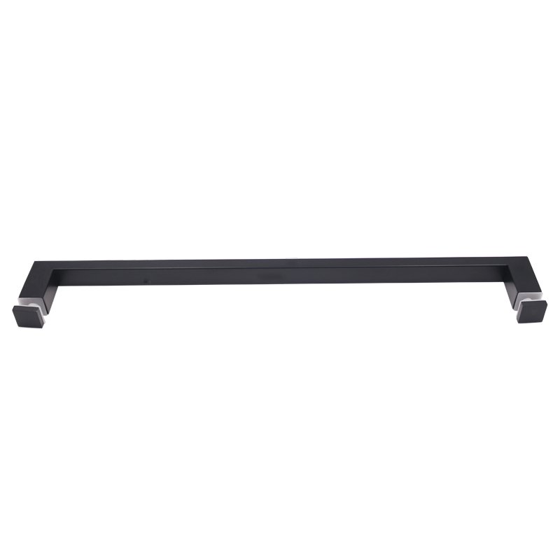 Square Single-Sided Stainless Steel Bathroom Glass Pull Handle