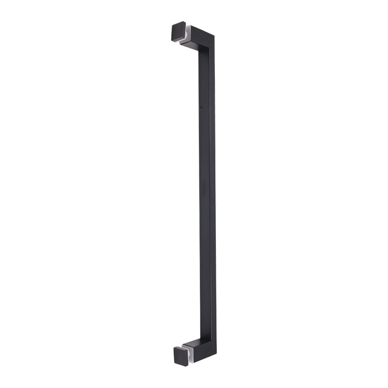 Square Single-Sided Stainless Steel Bathroom Glass Pull Handle