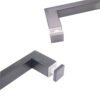 Square Single-Sided Stainless Steel Bathroom Glass Pull Handle