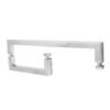 Square Stainless Steel Angel Corner Pull Support Towel Bar Combo
