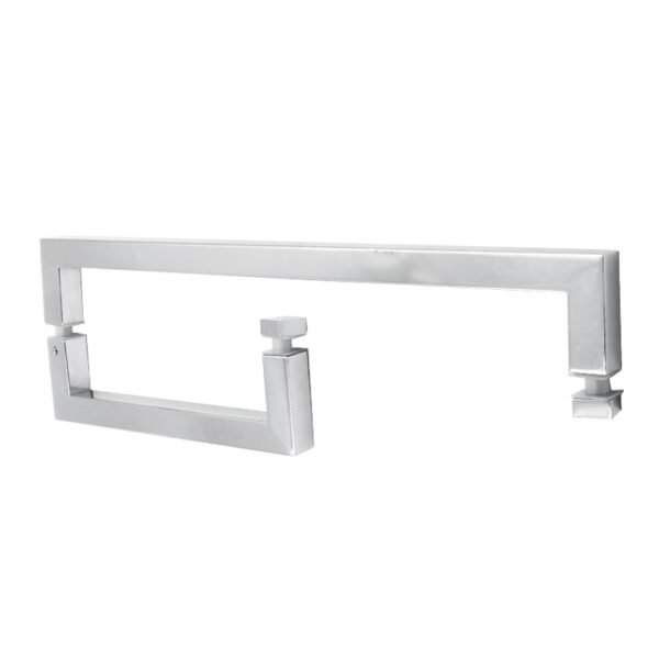 Square Stainless Steel Angel Corner Pull Support Towel Bar Combo